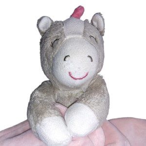 Carters Tan Pony Pink Lovey Plush Horse Baby Security Blanket Rattle 2013